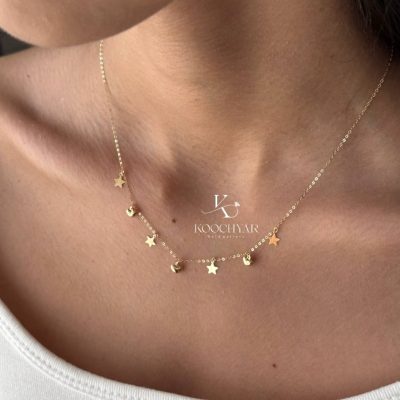 گردنبند قلب و ستاره ⭐️